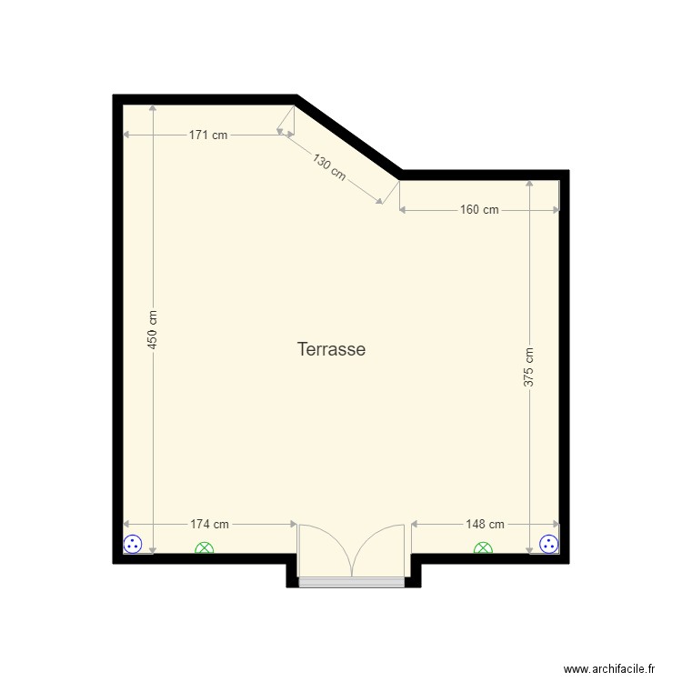 Terrasse. Plan de 0 pièce et 0 m2