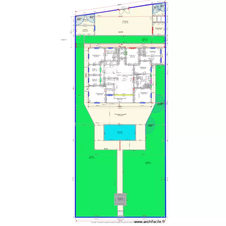 A LG 58 REZ. Plan de 