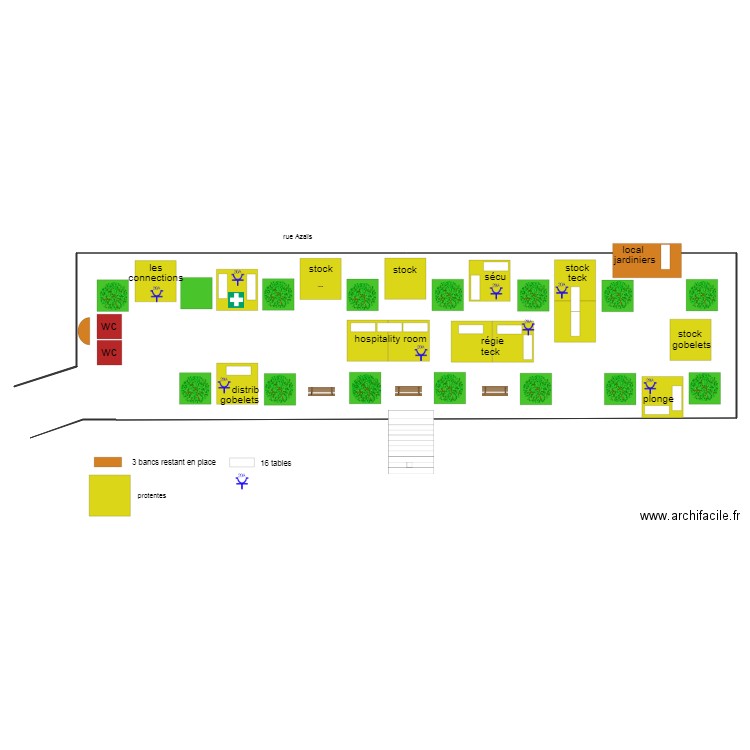 square nadar 2022. Plan de 0 pièce et 0 m2