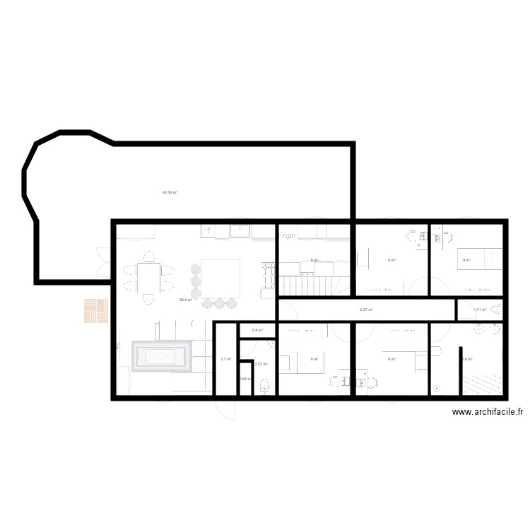 MAISON POUR DEVIS. Plan de 0 pièce et 0 m2