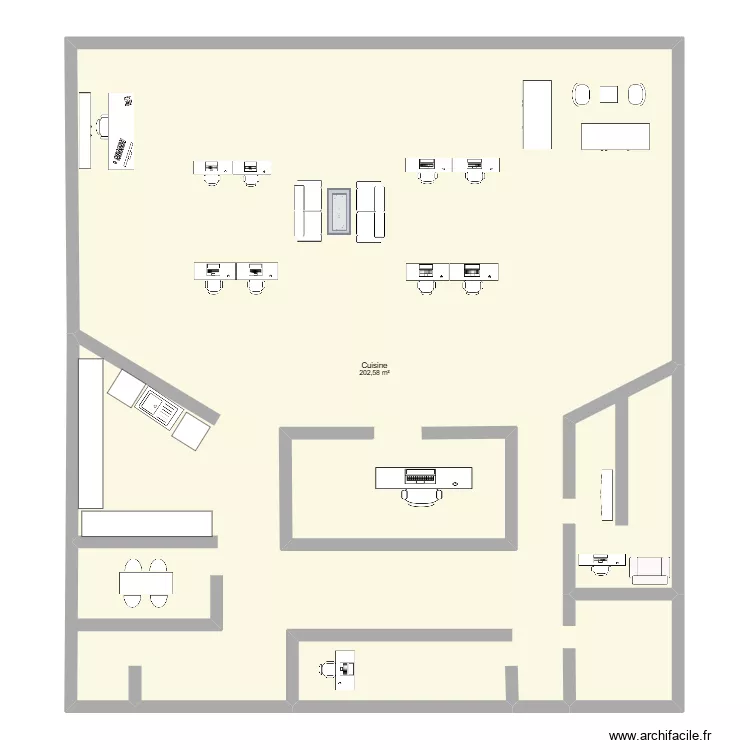 magasin. Plan de 