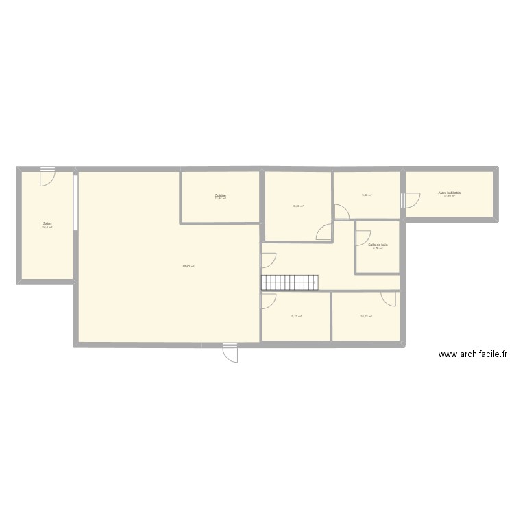 bellier. Plan de 0 pièce et 0 m2
