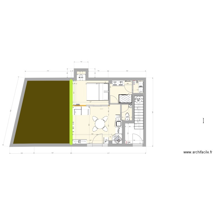 gite projet 3. Plan de 0 pièce et 0 m2