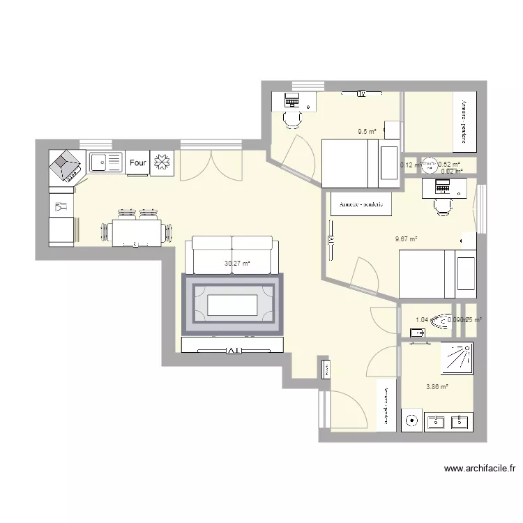 Perrignier id&eacute;e 4. Plan de 