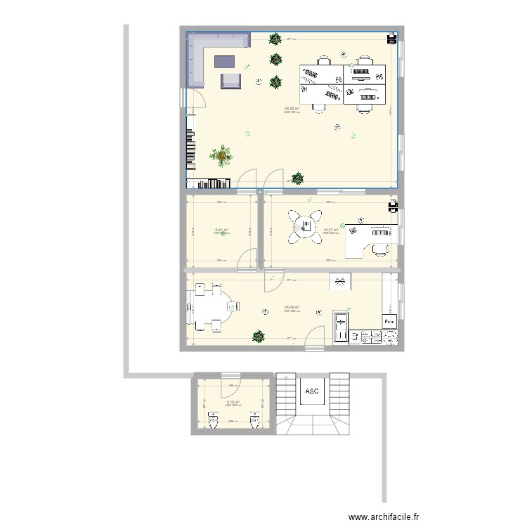 bureau chris. Plan de 0 pièce et 0 m2