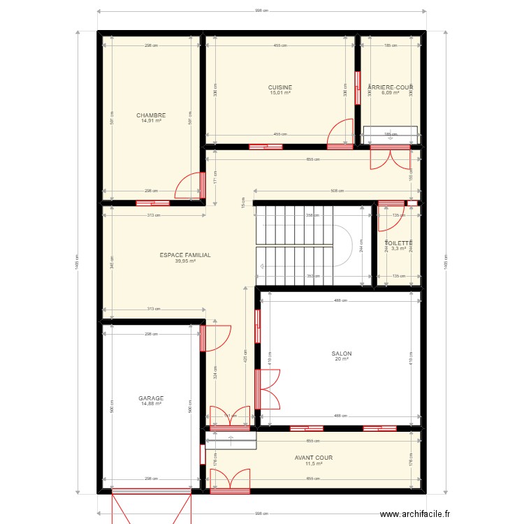 AMI 2 MOUL. Plan de 20 pièces et 241 m2