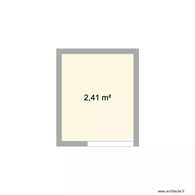 cage escalier GHELLOUSSI. Plan de 