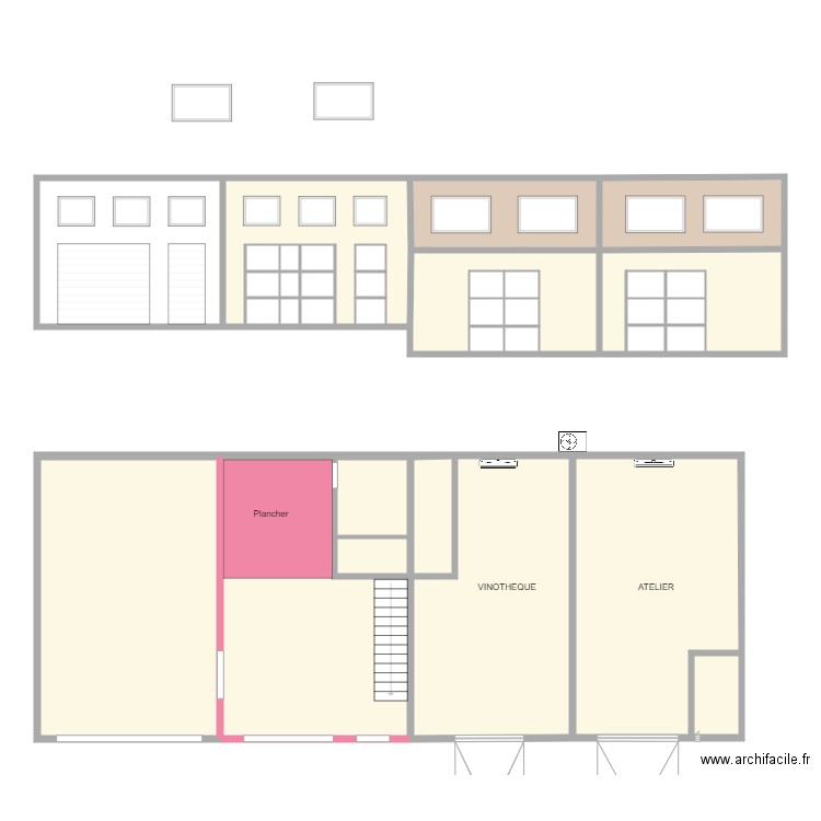 Hangar front4. Plan de 0 pièce et 0 m2