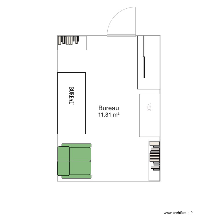 Grandchamp bureau. Plan de 0 pièce et 0 m2