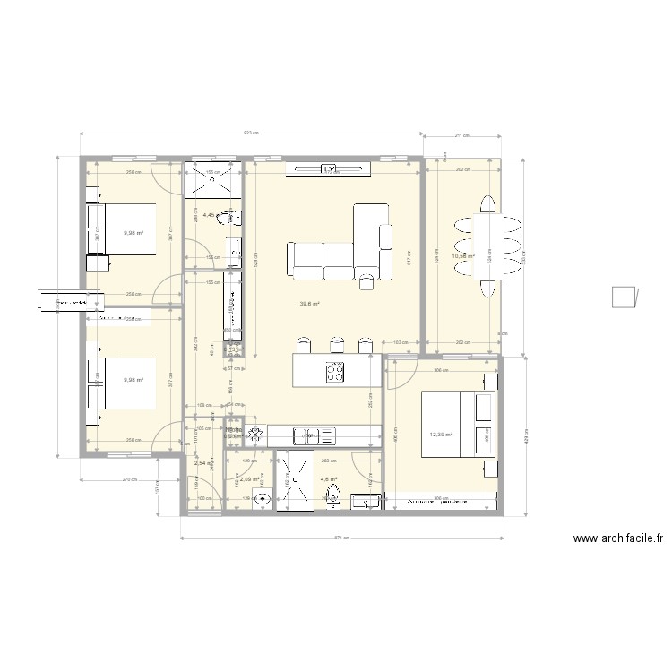 F3A v2. Plan de 0 pièce et 0 m2