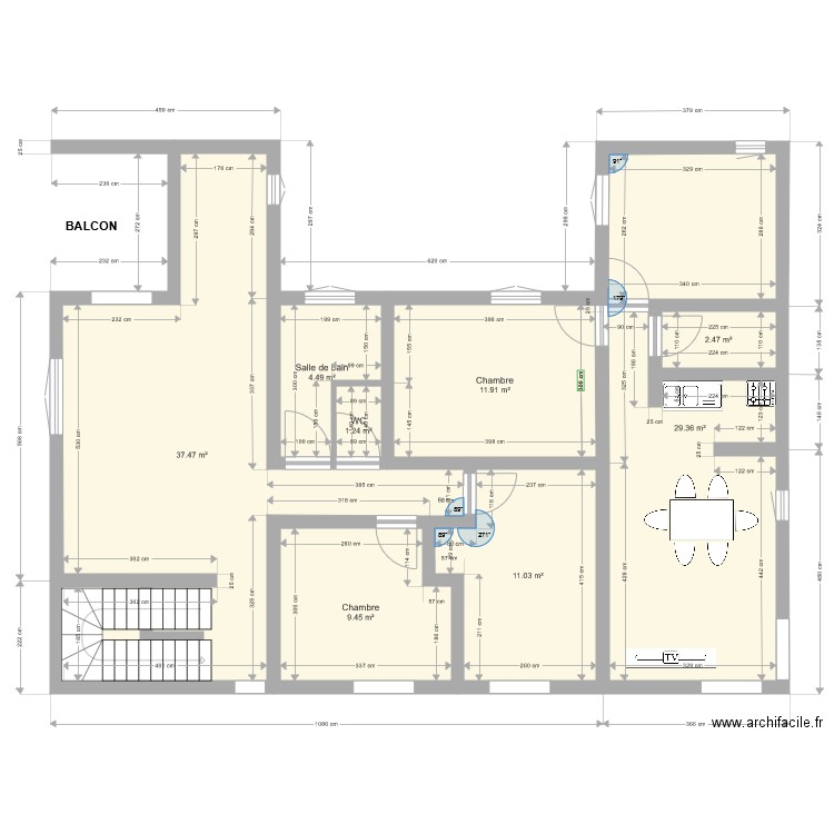1er NIVEAU projet 2020. Plan de 0 pièce et 0 m2
