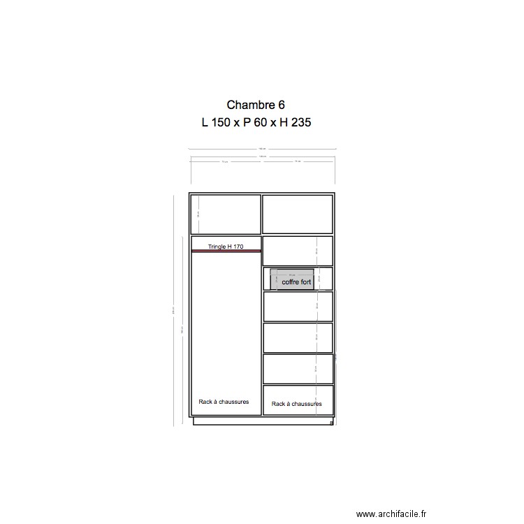 Placard 6 new. Plan de 0 pièce et 0 m2