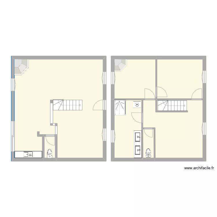 plan maison VAUCIEUX. Plan de 