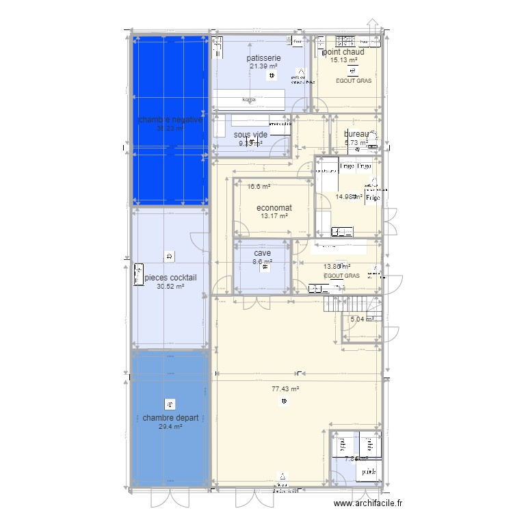 plan montussan v13 bis rdc. Plan de 0 pièce et 0 m2
