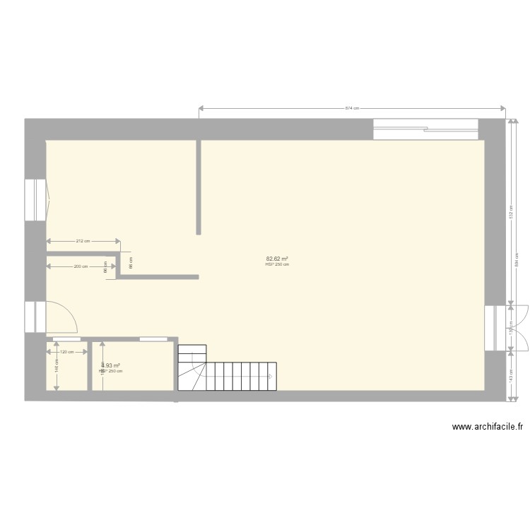 maison. Plan de 0 pièce et 0 m2