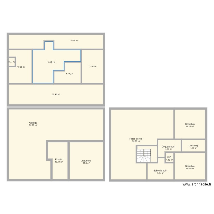 HINBERLIN. Plan de 0 pièce et 0 m2