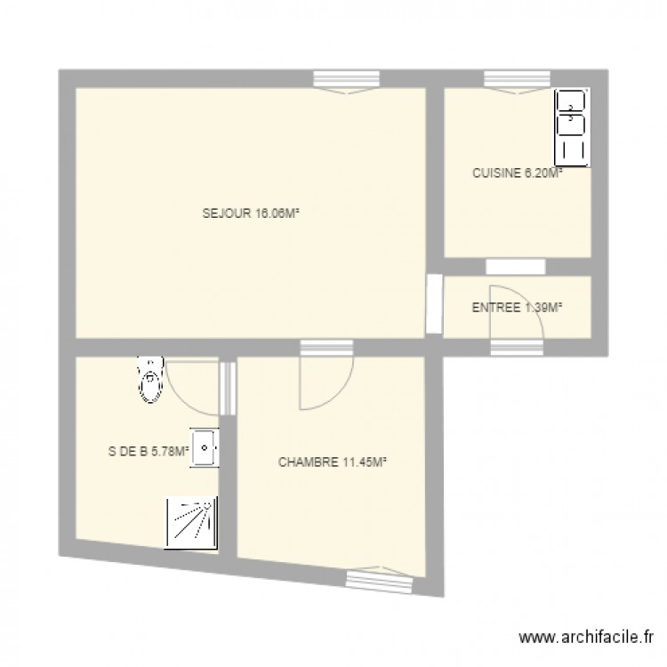 BIDEAU. Plan de 0 pièce et 0 m2