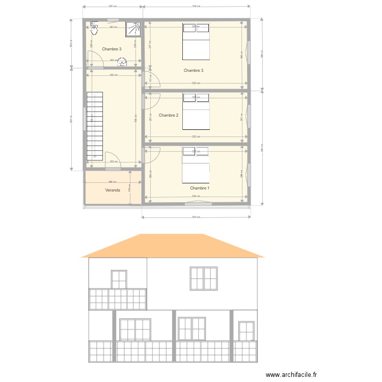 MaisonBatoufamNouveauv2. Plan de 9 pièces et 141 m2