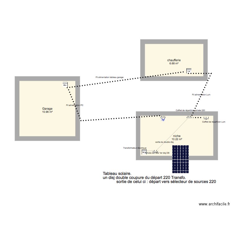 niche. Plan de 0 pièce et 0 m2