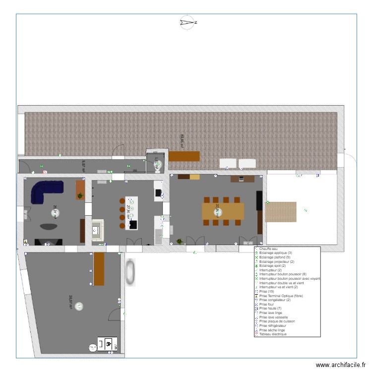rdc. Plan de 0 pièce et 0 m2