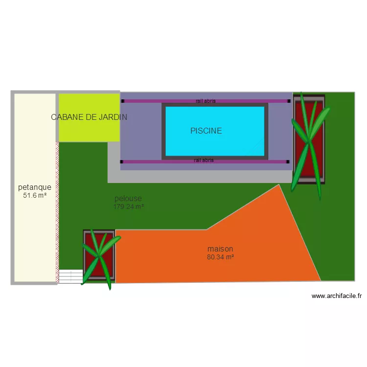 ABRI DE JARDIN facade 1. Plan de ABRI DE JARDIN facade 1. Plan de