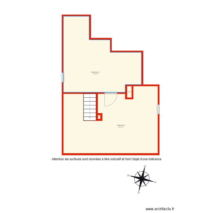 BI 4725 étage non côté. Plan de 0 pièce et 0 m2