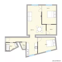 Plan T3 Après Travaux