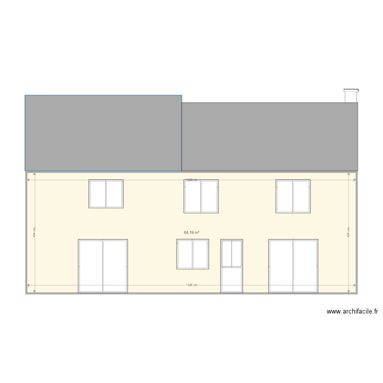 PLAN FACADE YVIGNAC 1. Plan de 0 pièce et 0 m2