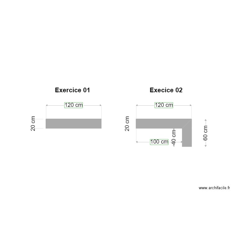 Exo implantation simple et ange droit. Plan de 0 pièce et 0 m2