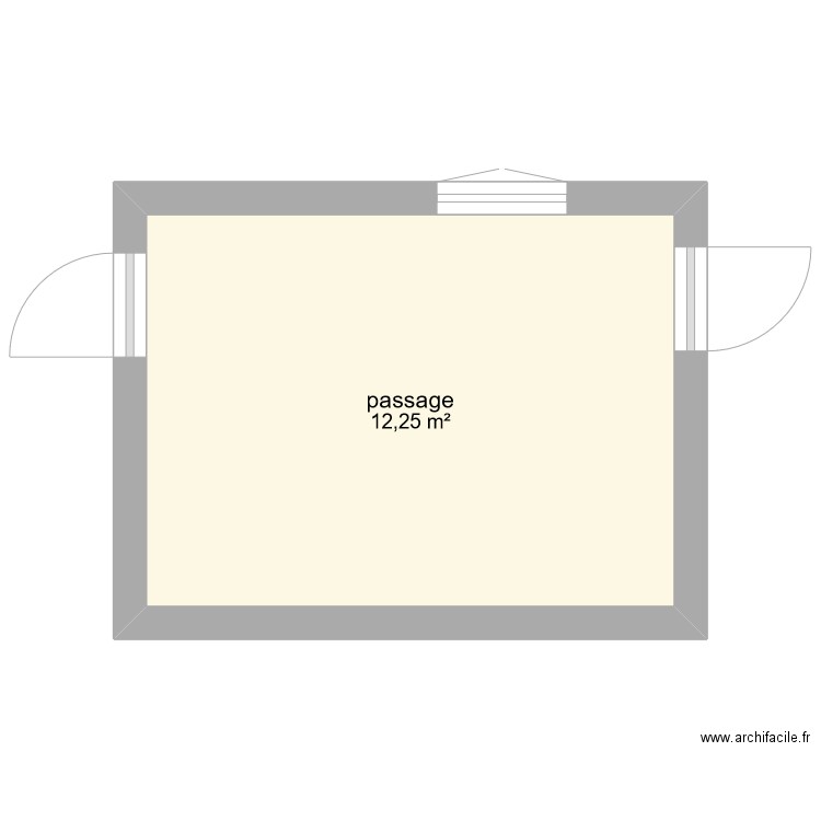 Passage RDC. Plan de 0 pièce et 0 m2