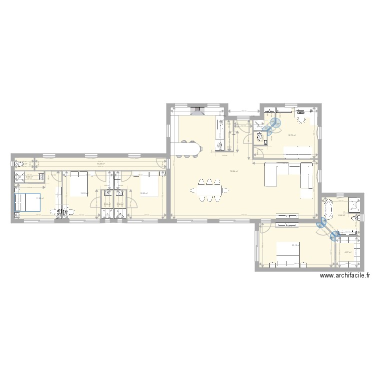 MAISON 2. Plan de 0 pièce et 0 m2