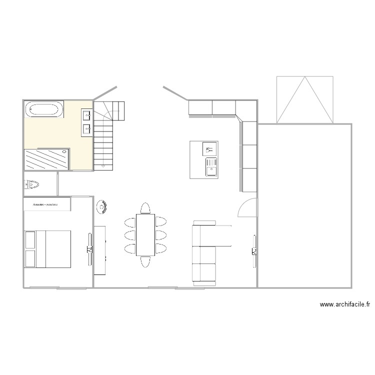 plan chalet 1. Plan de 0 pièce et 0 m2