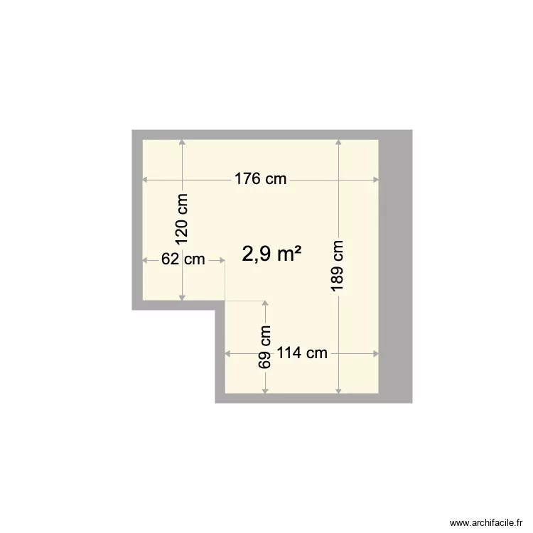 SdB Chamb&eacute;ry. Plan de 