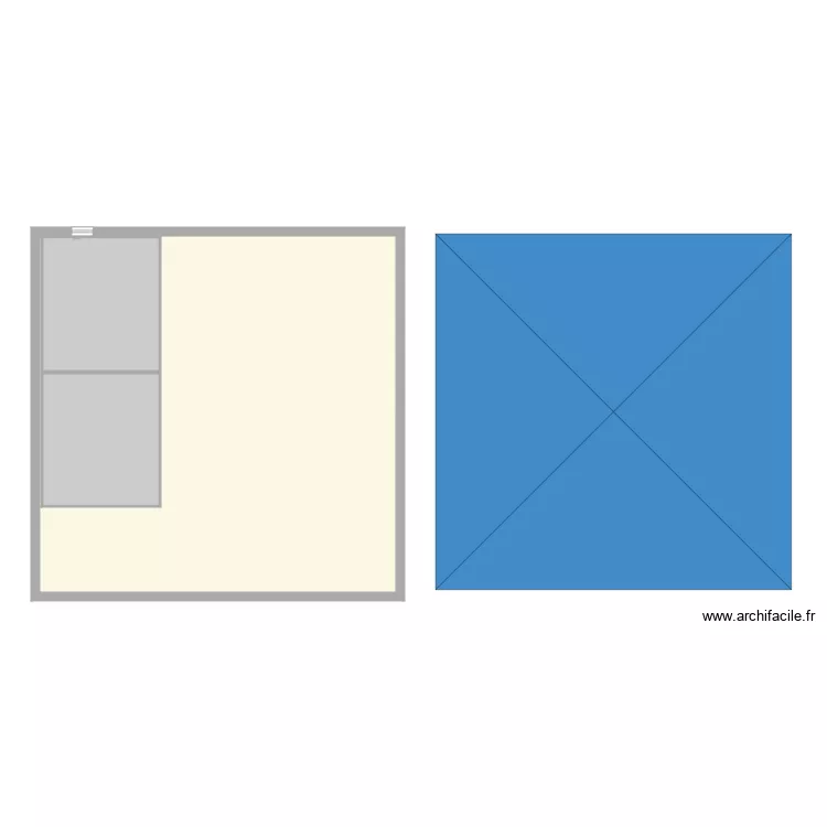maison. Plan de 