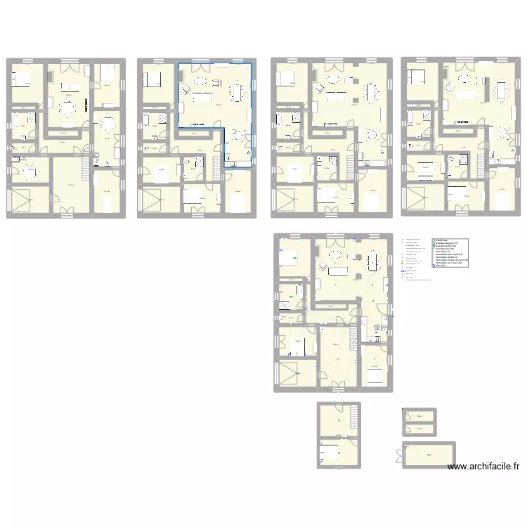 Saint Martin de Seignanx. Plan de 