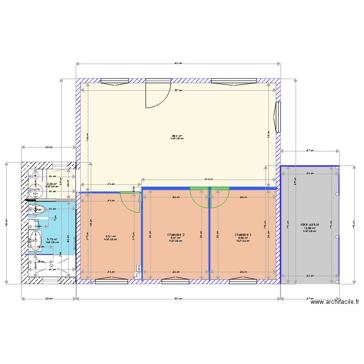 DAEMERS PROJET 1. Plan de 0 pièce et 0 m2