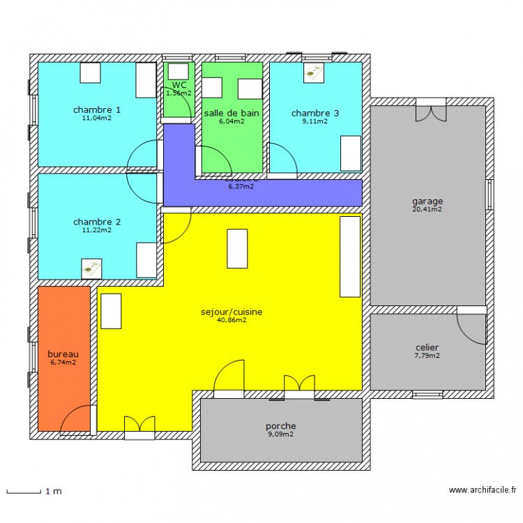 jolie maison. Plan de 0 pièce et 0 m2