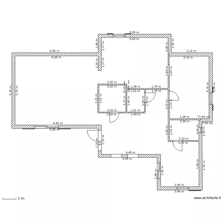 rez de chauss&eacute;e bon. Plan de 