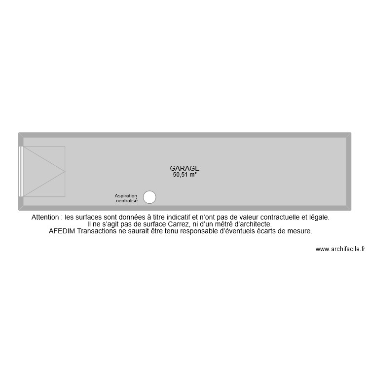 BI 11054 GARAGE . Plan de 0 pièce et 0 m2