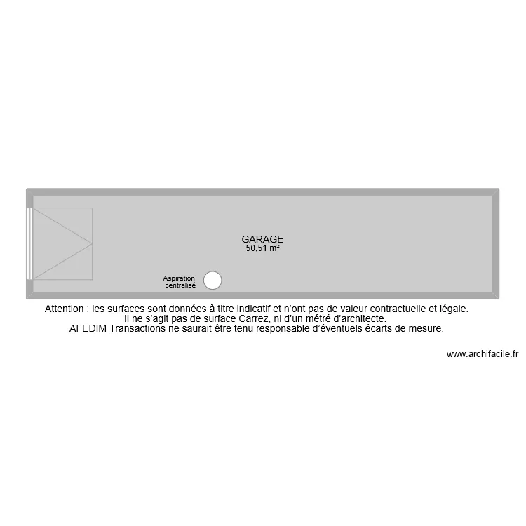 BI 11054 GARAGE . Plan de 