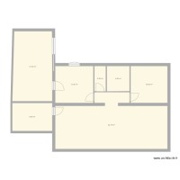 plan maison sans meuble pour  dimension 