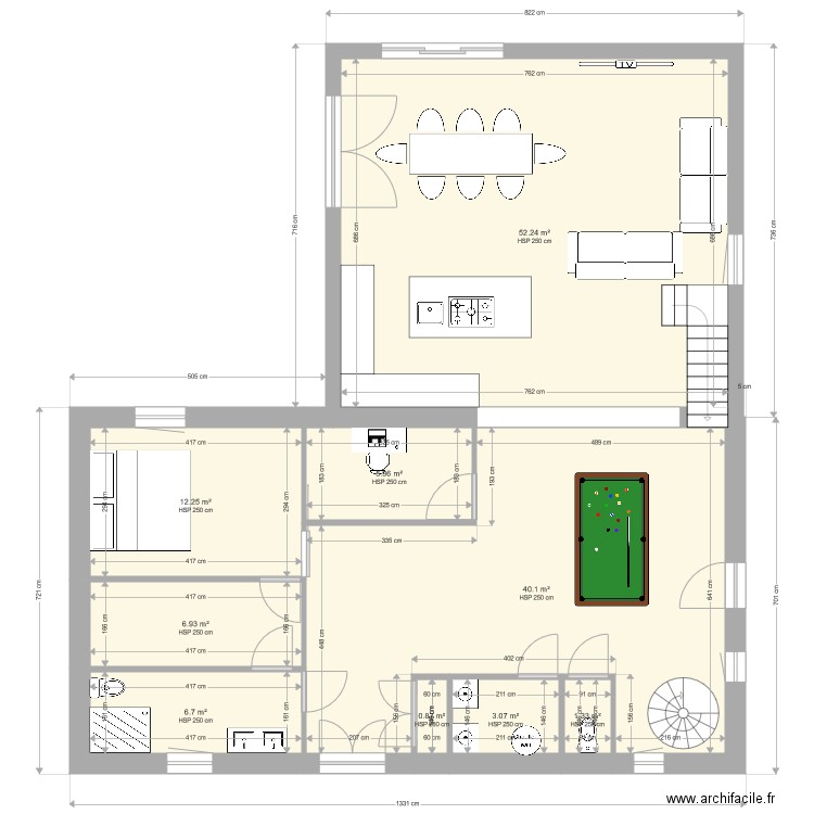 Plans maison St Clair de la Tour rdc v2. Plan de 0 pièce et 0 m2