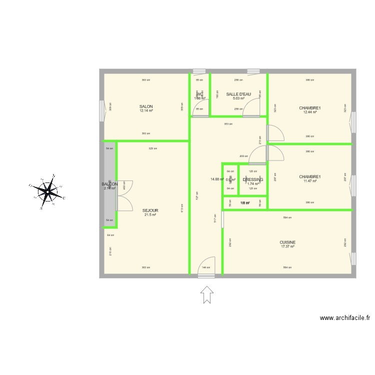 BI3758. Plan de 0 pièce et 0 m2