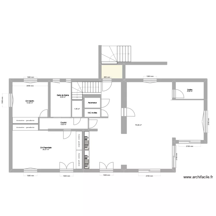 2 Ch Amandiers Projet R+1 ELEC. Plan de 10 et 137 m² 2 Ch Amandiers Projet R+1 ELEC. Plan de 10 et 137 m²