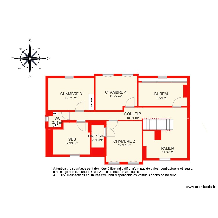 BI 5183 ETAGE . Plan de 0 pièce et 0 m2