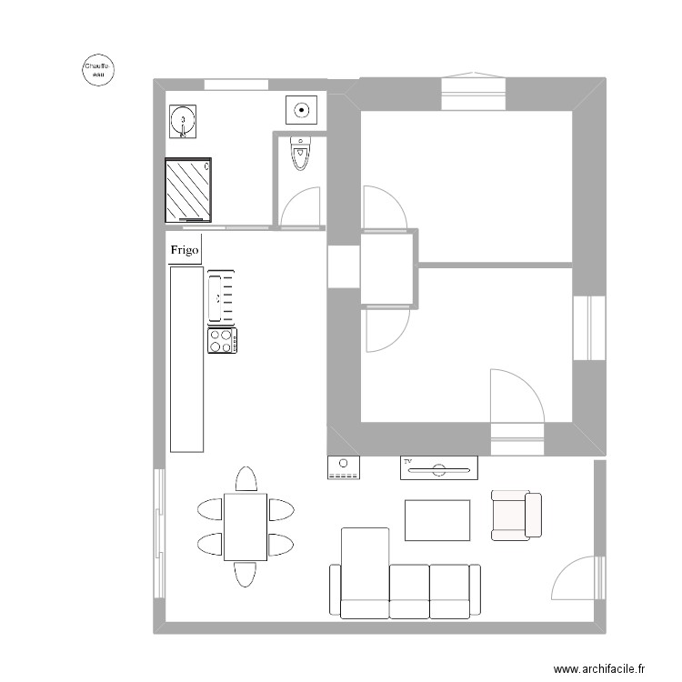 plan 2. Plan de 0 pièce et 0 m2