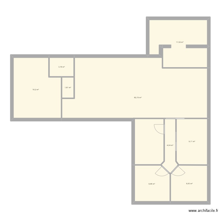 debut plan elec1. Plan de 9 pièces et 134 m2