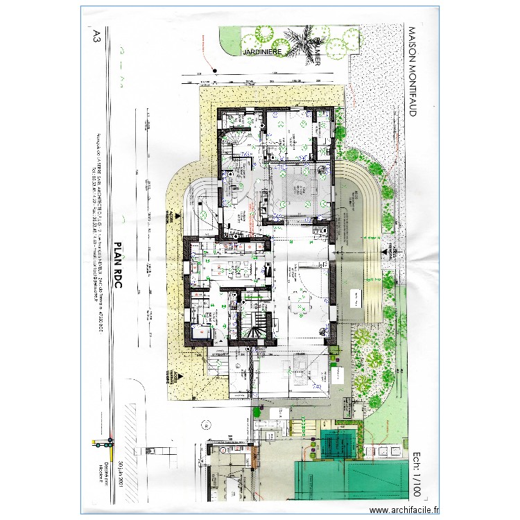montifaud rez de chausser. Plan de 0 pièce et 0 m2