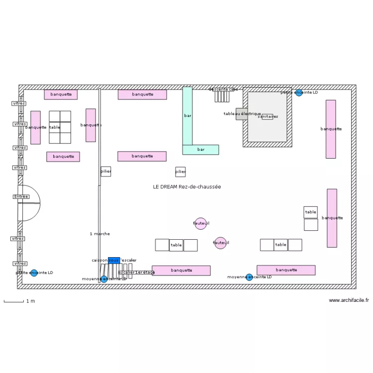 Dream  RdC -1. Plan de 