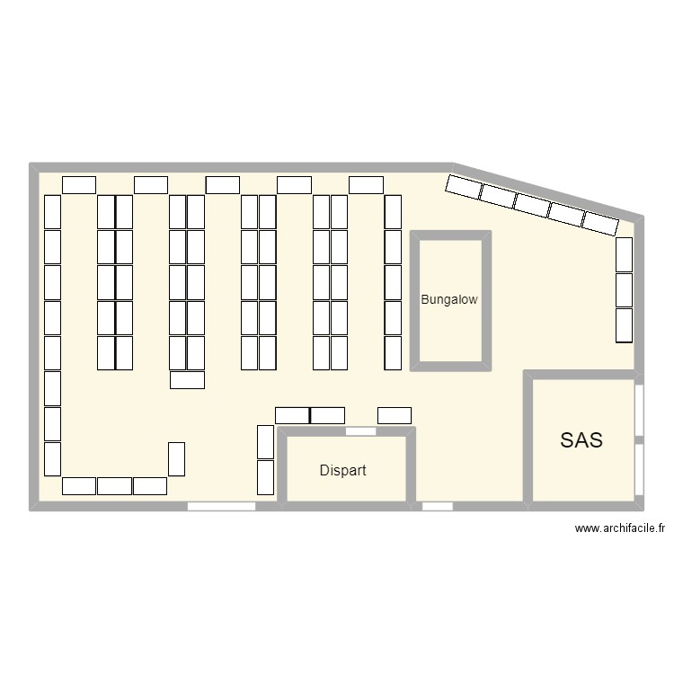 cedeo. Plan de 4 pièces et 166 m2